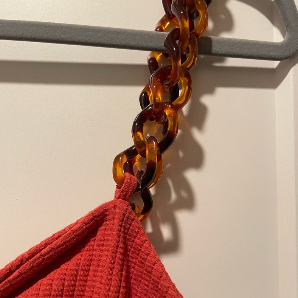 Revolve Privacy Please Glendon Rust Tie Front Tor… - image 6